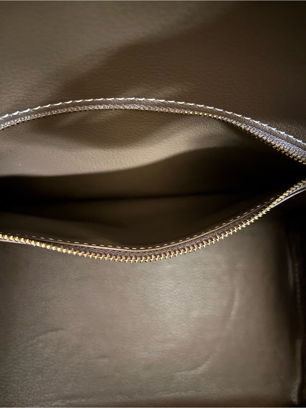 Leather and Canvas Handbag - Picture 9 of 10